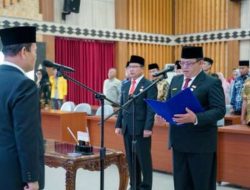 Percepat Kinerja OPD, Dua Pejabat Eselon II Pemprov Bengkulu Dilantik
