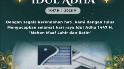 PT. Pebana Adi Sarana Sampaikan Ucapan Selamat Idul Adha 1447 H/2026 M